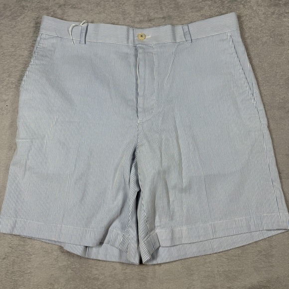 Southern Tide Other - Southern Tide Skipjack Shorts Mens 36 Seersucker Striped Flat Front Preppy